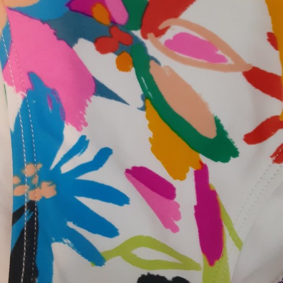 👙Xhilaration Target bikini colorful high leg side tie bottoms - Picture 3 of 8